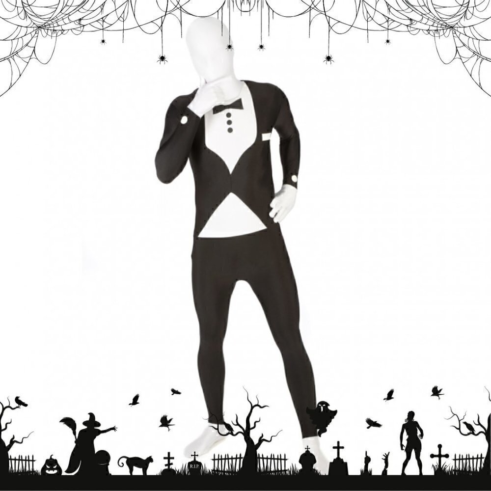 Nwot Adult's XL Tuxedo Morphsuits Halloween Costume